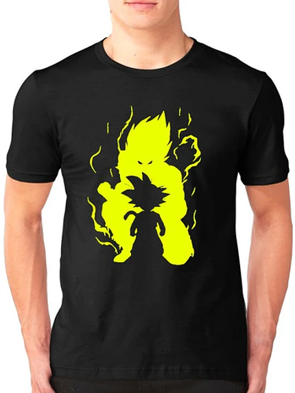 Polera Dragon Ball Son Goku Yellow Anime Grafimax 1