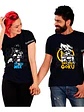 Pack Poleras Parejas Goku Y Milk Dragon Ball Z Anime Grafimax - Miniatura 1