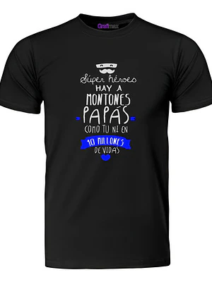 Polera Grafimax Papá Dia Del Padre Diseños Hombre Adulto