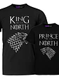 Pack Polera King Of The North And Prince Papá E Hijo Familia -Grafimax - Miniatura 1