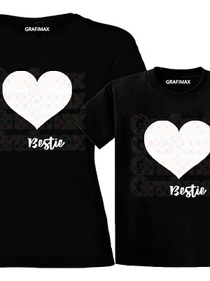 Pack Polera Mamá E Hija O Hijo Bestie Familia Grafimax