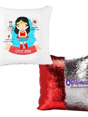 Cojí­N Dí­A De La Madre Super Mamá Ww Regalo Mágico Grafimax
