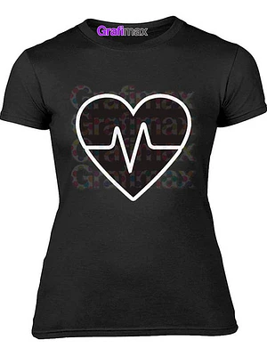 Polera Mujer Moda Corazón Latido Tens Enfermeria Grafimax