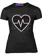 Polera Mujer Moda Corazón Latido Tens Enfermeria Grafimax - Miniatura 1
