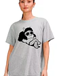 Polera Mafalda Oversize Gris Mujer Mamá Regalo Sol Grafimax - Miniatura 1