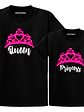 Pack Polera Mamá E Hija Queen Princess Familia Grafimax - Miniatura 9