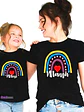 Pack Polera Mamá E Hija Bestie Arcoí­Ris Familia Grafimax - Miniatura 2