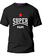 Polera Super Papi Regalo Dia Del Padre Papá Family Grafimax - Miniatura 1