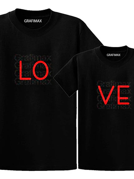 Pack Polera Mamá E Hija Love V2 Familia Grafimax 2