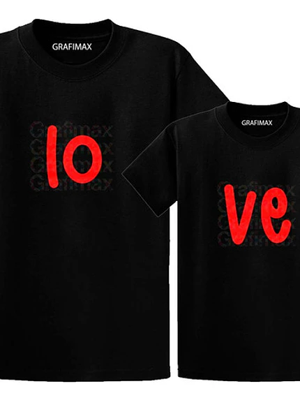 Pack Polera Mamá E Hija Love V3 Familia Grafimax 2