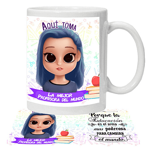 Tazón Profesora Personalizado Grafimax
