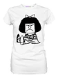Polera Mafalda Oversize Gris Mujer Mamá Regalo Ungrygrafimax - Miniatura 4