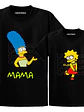 Polera Pack Mamá E Hija Diseños Familia Simpsons Grafimax - Miniatura 7