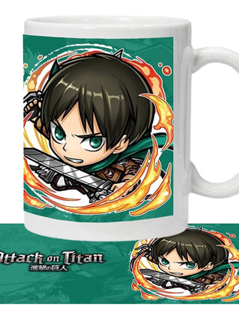 Tazón Attack On Titan Eren Yeager Anime Grafimax 1