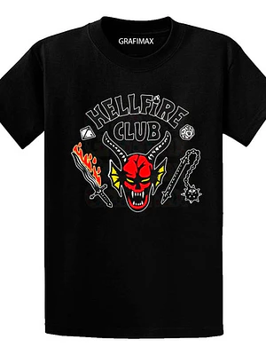Polera Hell Fire Club Stran Ger Things Oversize Grafimax
