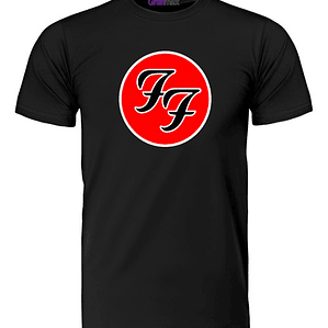 Polera Foo Fighters Logo Ff Rock Metal Míºsica Grafimax
