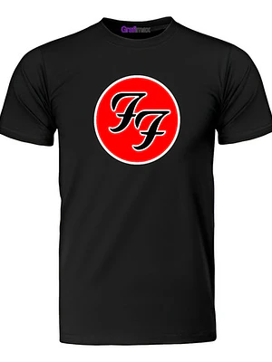 Polera Foo Fighters Logo Ff Rock Metal Míºsica Grafimax