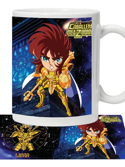 Tazón Los Caballeros Del Zodiaco Libra Grafimax 1