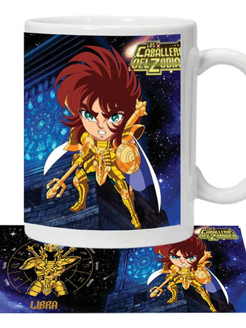 Tazón Los Caballeros Del Zodiaco Libra Grafimax 1