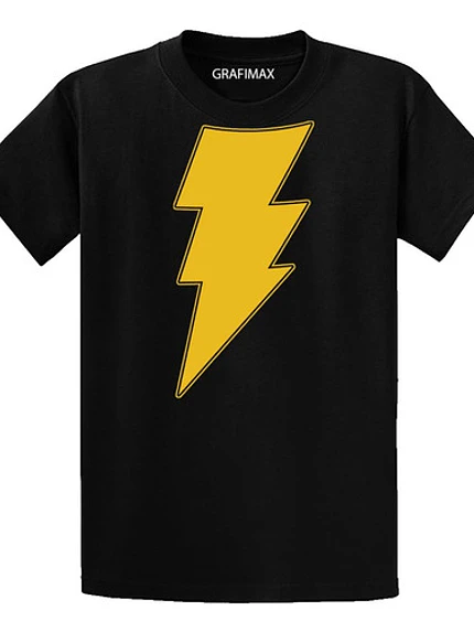 Polera Black Adam Super Heroes Grafimax 1