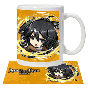 Tazón Attack On Titan Mikasa Ackerman Anime Grafimax