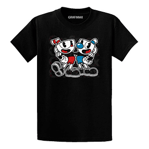 Polera Cuphead Mugman Videojuegos  Grafimax