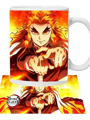 Tazón Kyojuro Rengoku Kimetsu No Yaiba Grafimax