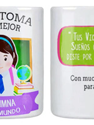 Tazón Aquí­ Toma La Mejor Alumna Personalizado Grafimax
