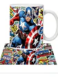 Tazón Capitán America Comic Grafimax - Miniatura 1