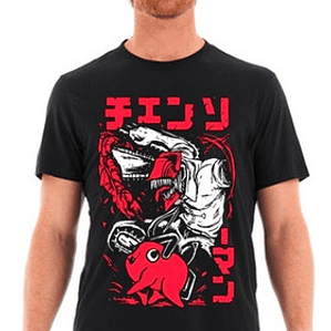 Polera Chainsaw Man Anime Pochita Grafimax
