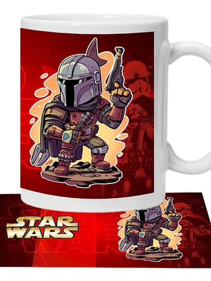 Tazón Star Wars Boba Fett Grafimax 1