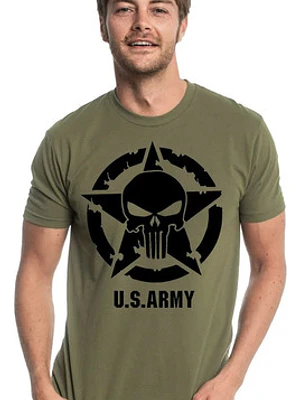 Polera Us Army Punisher Militar Grafimax