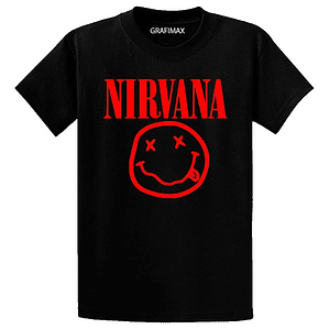 Polera Nirvana Logo Musica Grunge Kurt Cobain Grafimax