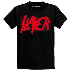 Polera Slayer Logo Metal Rock Bandas Grafimax