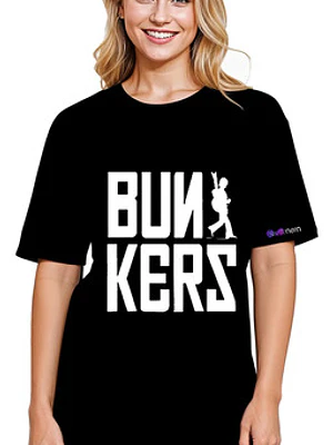Polera Los Bunkers Banda Nacional Doble Estampado Grafimax