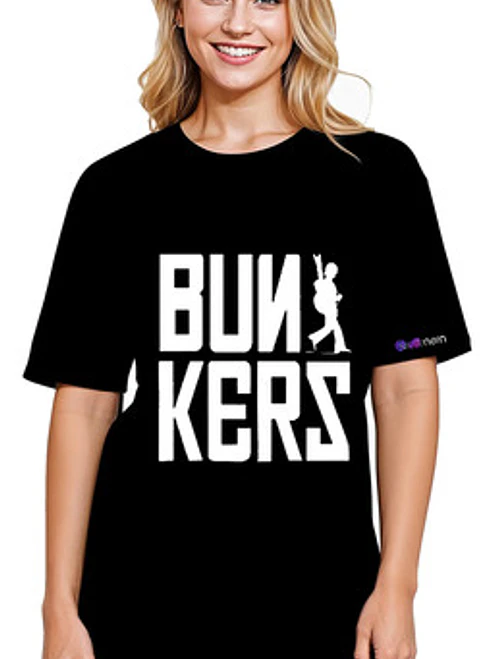 Polera Los Bunkers Banda Nacional Doble Estampado Grafimax 1