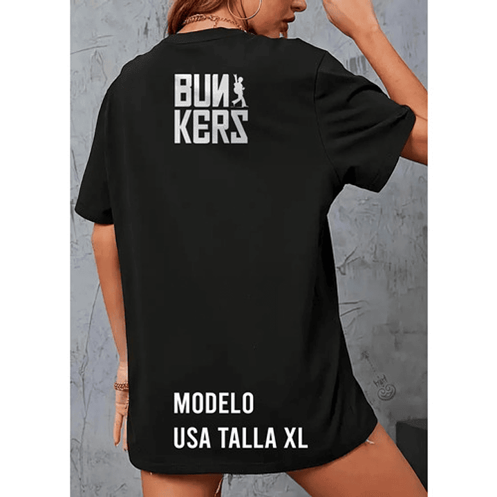 Polera Los Bunkers Gira Nacional  Doble Estampado Grafimax 2