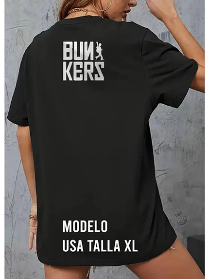 Polera Los Bunkers Banda Míºsica Doble Estampado Grafimax 2