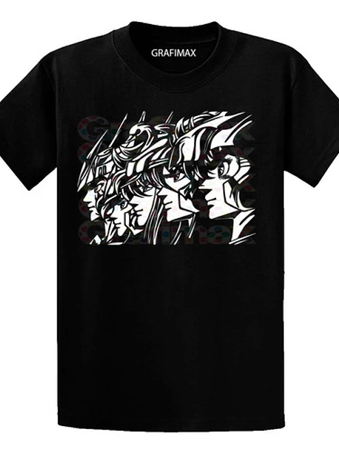 Polera Saint Seiya Caballeros Del Zodiaco Anime Grafimax 1