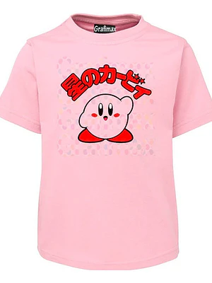 Polera Kirby Rosa Videojuegos Kawaii Grafimax