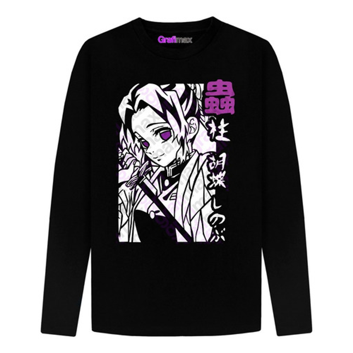 Polera Shinobu Smile Demon Slayer Kimetsu Anime Grafimax 1