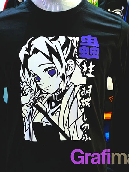 Polera Shinobu Smile Demon Slayer Kimetsu Anime Grafimax 3