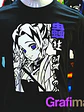 Polera Shinobu Smile Demon Slayer Kimetsu Anime Grafimax - Miniatura 3
