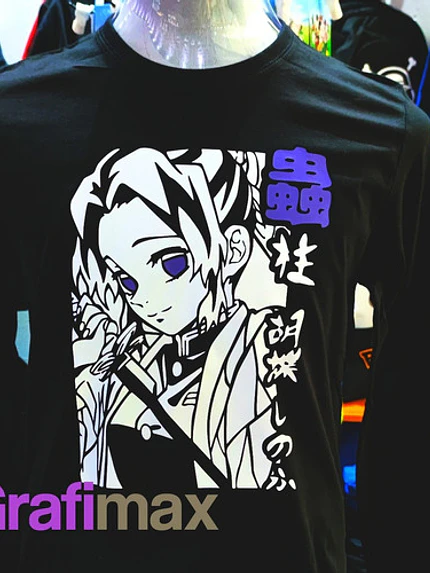 Polera Shinobu Smile Demon Slayer Kimetsu Anime Grafimax 4