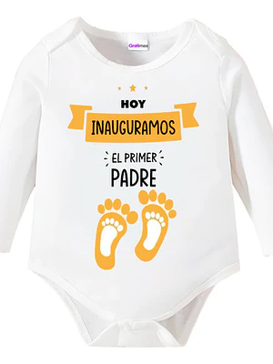 Body Bebé Pilucho Primer Dí­A Del Padre Frases Grafimax