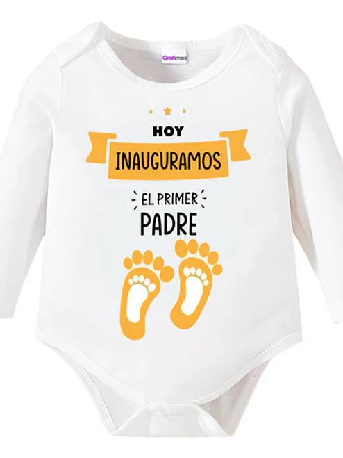 Body Bebé Pilucho Primer Dí­A Del Padre Frases Grafimax 1