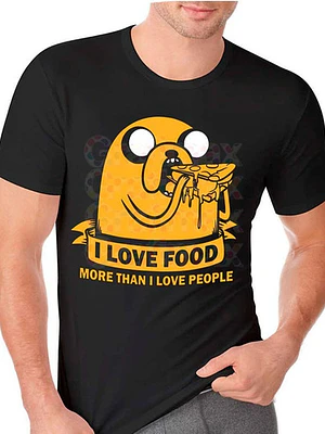 Polera Jake I Love Food Adventure Time Aventura Grafimax