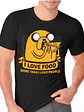 Polera Jake I Love Food Adventure Time Aventura Grafimax - Miniatura 1