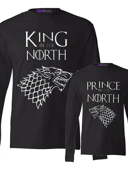 Pack Polera Ml Papá Ehijo Game Of Thrones Familia Grafimax 1