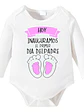 Body Bebé Pilucho Primer Dí­a Del Padre -Grafimax - Miniatura 2